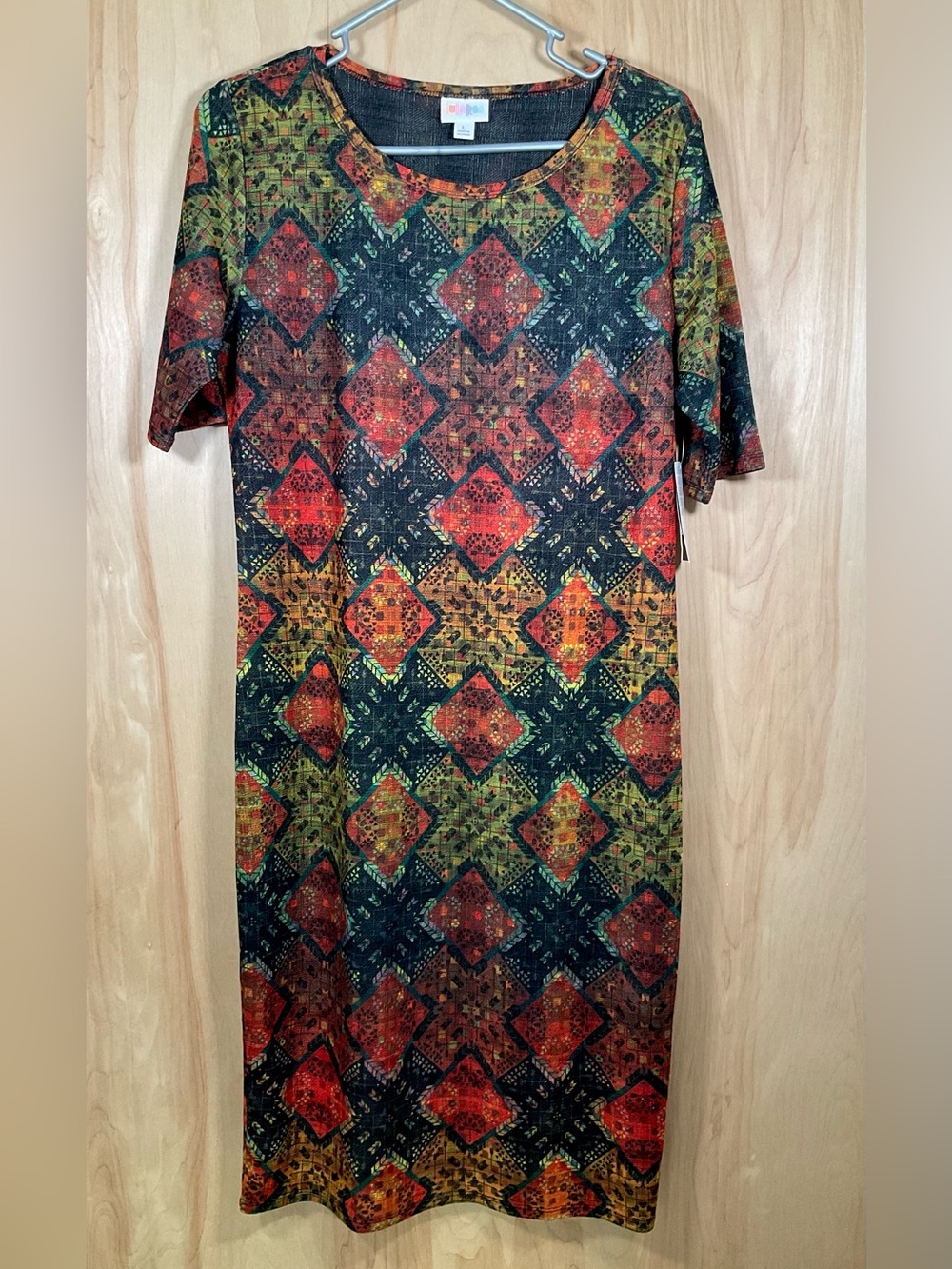 Lularoe Julia Fall Colors Body-con Sheath Dress - NWT